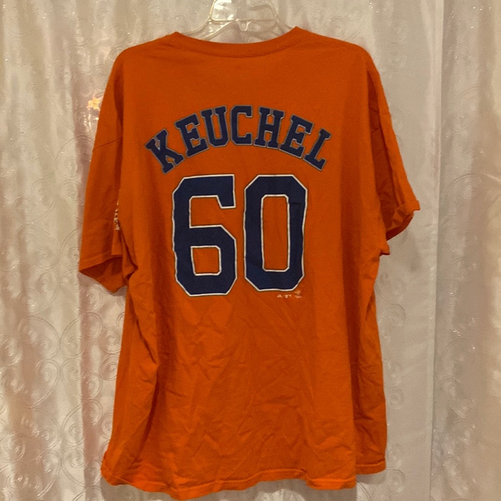 Majestic Houston Astros Dallas Keuchel World Series 2017 Shirt Size Mens XXL 🔥